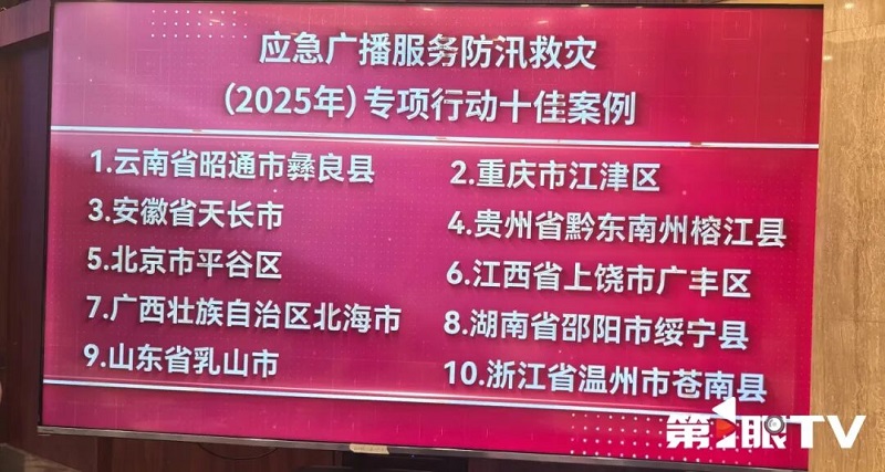 重慶應急廣播已實現(xiàn)區(qū)縣級以上平臺建設100%覆蓋