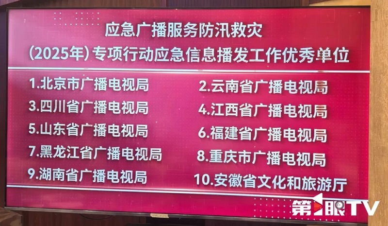 重慶應急廣播已實現(xiàn)區(qū)縣級以上平臺建設100%覆蓋